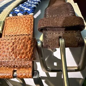 FootJoy Brown and Blue Men's Belts